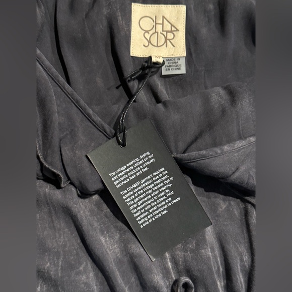 Chaser Ruffle Sleeve Jumpsuit Vintage Black - Picture 7 of 8